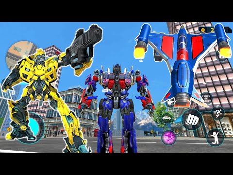 Optimus Prime Multiple Transformation Jet  Robot Car Games #2