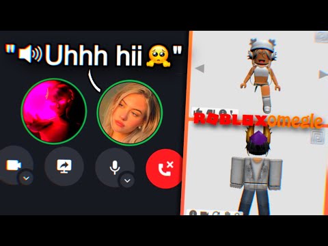 So I VOICE CALLED People In Roblox OMEGLE...