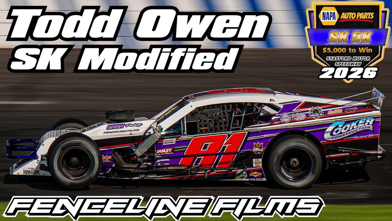 Todd Owen SK Modified at Stafford Speedway