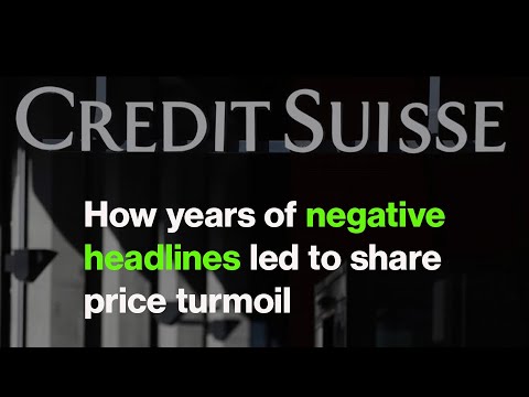 Credit Suisse: How Years of Negative Headlines Led to This Moment