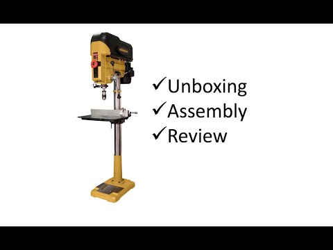 Powermatic Drill Press Unboxing and Assembly