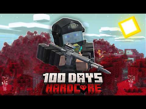 I Survived 100 Days in a Parasite Apocalypse in Hardcore Minecraft