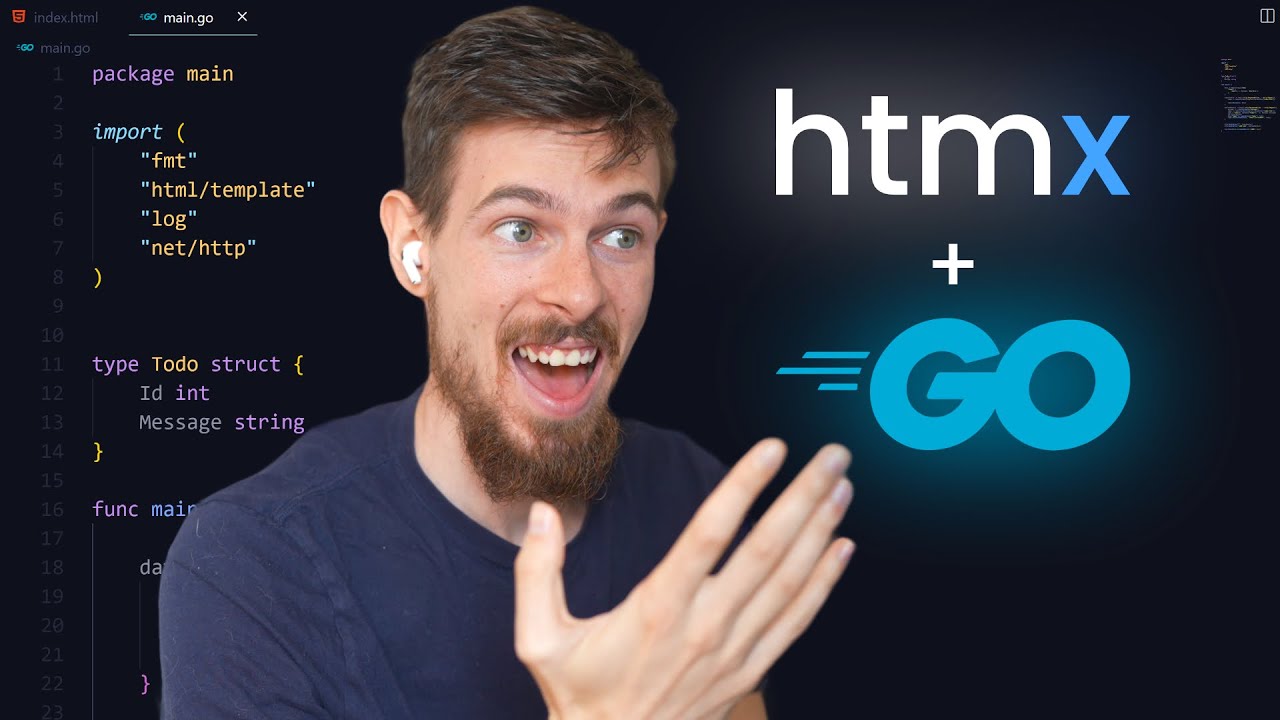 HTMX + GO 15 Minute Quickstart (For Javascript Devs)