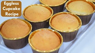 Eggless Vanilla Cupcake