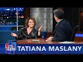 Tatiana Maslany's Wedding Was A Secret...Until She Told Stephen Colbert!