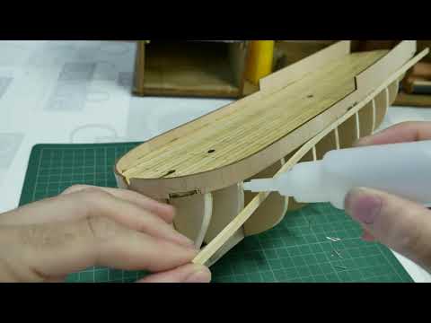 CASCO-011- Como forrar el casco 1. ESSEX - Modelismo Naval