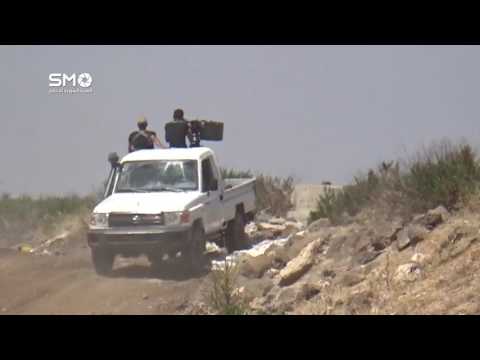 استهداف مقرات تنظيم داعش من قبل الجيش الحر على جبهة عين ذكر في محافظة درعا