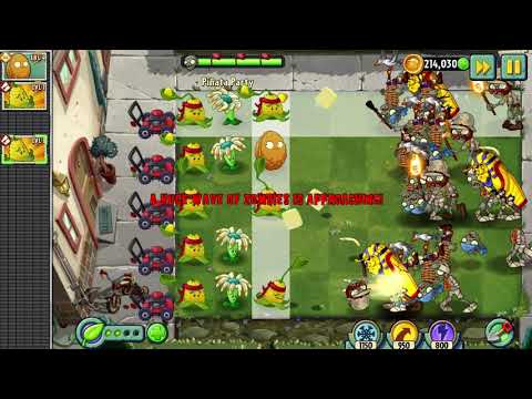 Plants vs Zombies 2 gameplay - Piñata Party - 16th October 2021