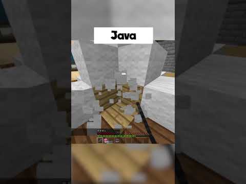 Minecraft Java vs. Bedrock edition