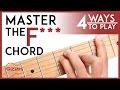 How To Play The F Chord 4 Easy Ways To Finally Master The F Guitar Chord