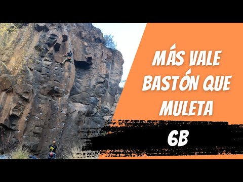 Más vale bastón que muleta 6b - Barranco Hondo