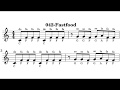 042-Fastfood music sheet