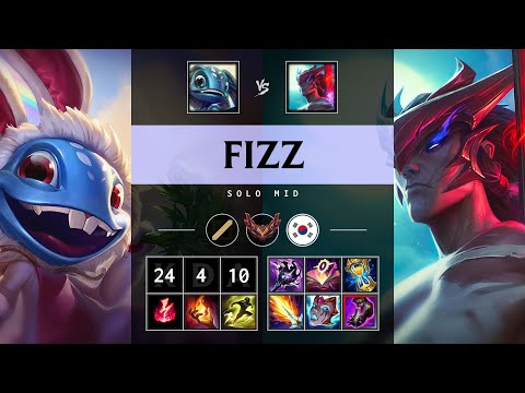 Fizz Mid vs Yone - KR Grandmaster Patch 25.13