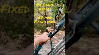Traditional Archery : How to Aim with Fixed Crawl #shorts,#traditional archery, #Hoyt,