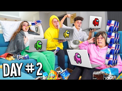 Last To Stop Playing AMONG US Wins $10,000 - Challenge