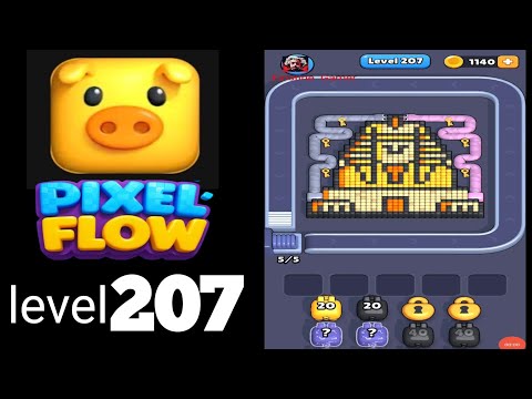 Pixel Flow Level 207 Walkthrough