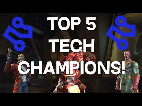 Top 5 Tech Champions! - Marvel Contest of Champions