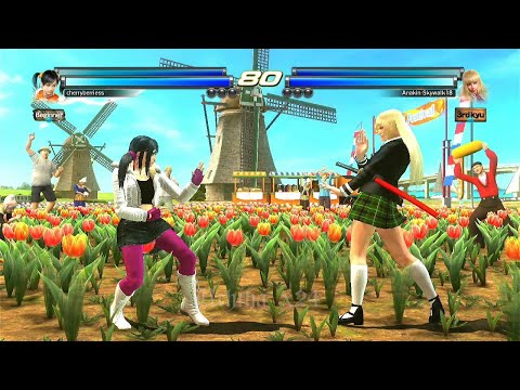 96_5 D Xiaoyu y Miharu (cherryberriess) VS Lili y Alisa (Anakin x24) - Tekken Tag 2 Online PS3 2022
