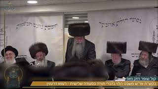 רעווא דרעווין | כקש"ת אד"ש משבט הלוי שליט"א בדברי תורה והדרכה | מתוך שבת גדלנו 5