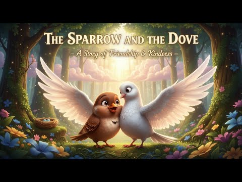 The Sparrow & The Dove| A Heartwarming Story of Friendship & kindness| Moral Story.