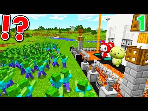 7 Security Build Hacks vs Zombies - Minecraft