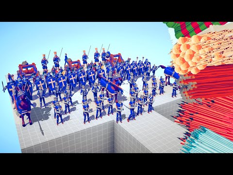 MEDIEVAL KING TEAM 🔥 vs 🏹 EVERY RANGED GOD / Totally Accurate Battle Simulator ( TABS )