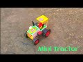 How To Make Matchbox Mini Tractor At Home Diy Tractor Machine Using Dc Motor Projects