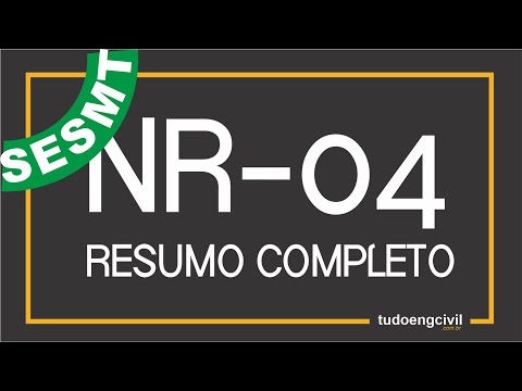 RESUMO NR 4 - SESMT SERVIÇOS ESPECIALIZADOS EM ENGENHARIA DE SEGURANÇA E MED DO TRABALHO