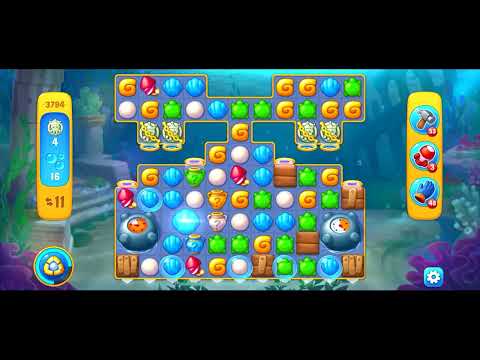 Fishdom level 3794 no boosters フィッシュダム