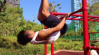 Street workout - How to Shrimpflip/Skin The Catch Tutorial (Advanced Freestyle)
