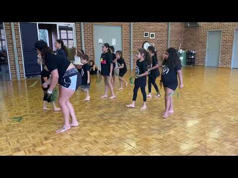 Junior Aboriginal Contemporary  Dance Rehearsal
