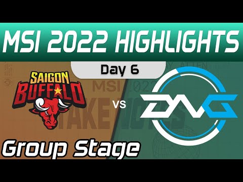 SGB vs DFM Highlights Day 6 MSI 2022 Group Stage Saigon Buffalo vs DetonatioN FM by Onivia