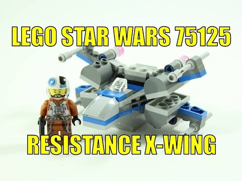 LEGO STAR WARS RESISTANCE X-WING 75125 MICROFIGHTER REVIEW Video