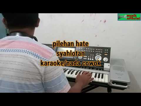 pilehan hate syahlotan karaoke / nada cowok