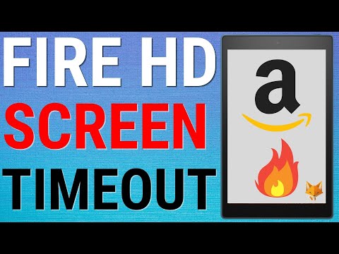 How To Change Screen Timeout On Amazon Fire HD Tablets