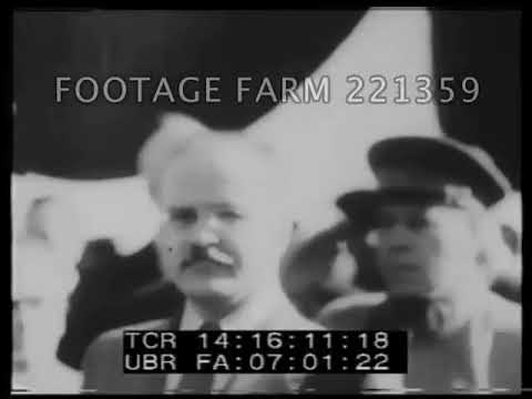 US & UK visit USSR (1942) - Anthems of UK, US and USSR