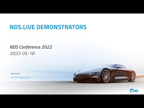NDS Public Conference 2022 - NDS.Live Demo by NNG
