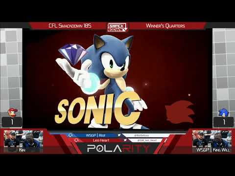 CFL Smackdown 185 WiiU - Kiki (Diddy Kong) vs WSGP | KingWill (Sonic) - Winners Quarters
