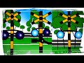 blue light railroad crossing| ブルーライト踏切 (palang pintu kereta api aneh)