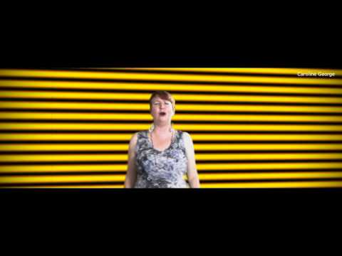 Caroline George, professional female vocalist.