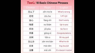 Download lagu 10 Basic Chinese Phrases #mandarin #learnchinese mp3 Download lagu 10 Basic Chinese Phrases #mandarin #learnchinese mp3