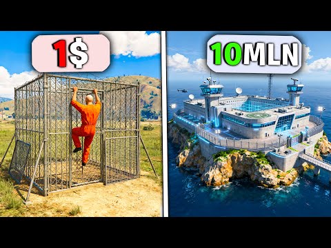 I ESCAPE from PRISON from $1 to $10,000,000! 🚨