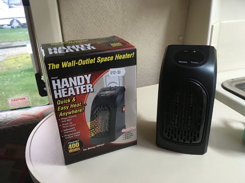 A cheap and very successful way of heating your C15 Romahome pod, if you're on site electrics.