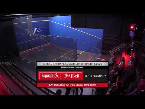 AJ Bell British National Squash Championships 2020 - QF - Session 2