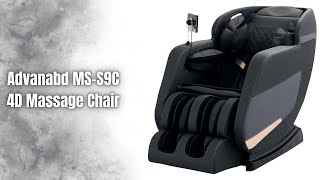 Advanabd MS-S9C Review | Full Body 4D Shiatsu Massage Chair!