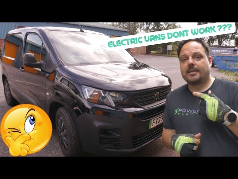 PEUGEOT PARTNER ALL ELECTRIC van tour and review