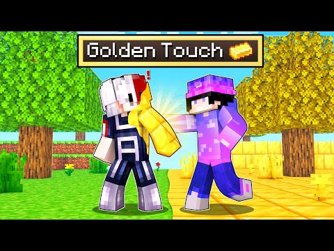 NY Gamer Has A GOLD TOUCH In Minecraft! With @Shivang02