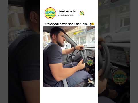 Direksiyon bizde spor aleti olmuş😊