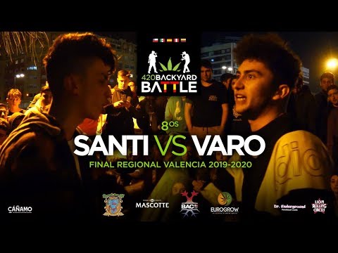 (BATALLÓN) SANTI vs VARO. 8os. Final Regional Valencia 2020. 420 Backyard Battle