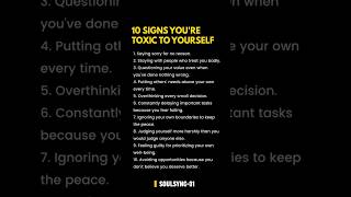 10 Signs You're Toxic To Yourself